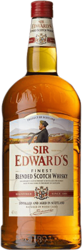 42,95 € Free Shipping | Whisky Blended Bardinet Sir Edward's United Kingdom Special Bottle 2 L