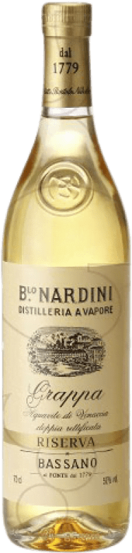 33,95 € Envío gratis | Grappa Bortolo Nardini Reserva Italia Botella 70 cl