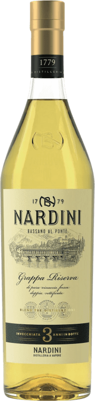 35,95 € Envio grátis | Grappa Bortolo Nardini Reserva Itália Garrafa 70 cl