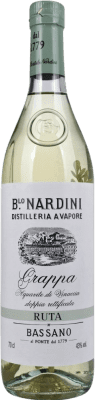 24,95 € Бесплатная доставка | Граппа Bortolo Nardini Ruta Италия 70 cl