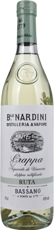 24,95 € Envio grátis | Grappa Bortolo Nardini Ruta Itália Garrafa 70 cl