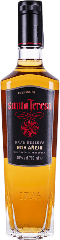 19,95 € Envío gratis | Ron Santa Teresa Añejo Gran Reserva Venezuela Botella 70 cl