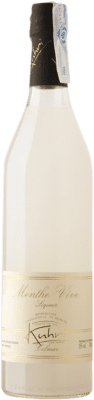 29,95 € Free Shipping | Infused Liqueur Kuhri Menthe Vive France Bottle 70 cl