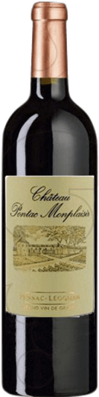 27,95 € Free Shipping | Red wine Alain Maufras Château Pontac Monplaisir Aged A.O.C. Bordeaux France Merlot, Cabernet Sauvignon Bottle 75 cl