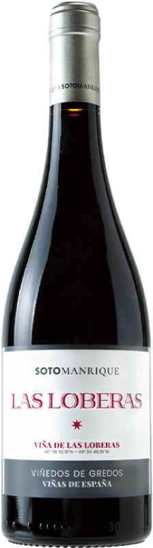 44,95 € Бесплатная доставка | Красное вино Soto y Manrique Las Loberas D.O.P. Cebreros Кастилия-Леон Испания Grenache бутылка 75 cl