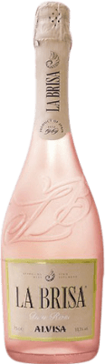 7,95 € Free Shipping | Rosé sparkling Alvisa La Brisa Dry Rosé Dry D.O. La Mancha Castilla la Mancha y Madrid Spain Tempranillo, Grenache Bottle 75 cl