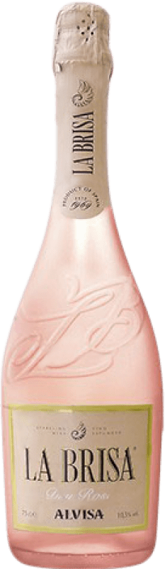 7,95 € 免费送货 | 玫瑰气泡酒 Alvisa La Brisa Dry Rosé 干 D.O. La Mancha Castilla la Mancha y Madrid 西班牙 Tempranillo, Grenache 瓶子 75 cl