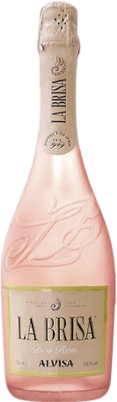 7,95 € Envio grátis | Espumante rosé Alvisa La Brisa Dry Rosé Seco D.O. La Mancha Castilla la Mancha y Madrid Espanha Tempranillo, Grenache Garrafa 75 cl