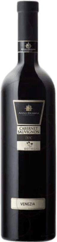 8,95 € Бесплатная доставка | Красное вино Anno Domini Vegan старения D.O.C. Italy Италия Cabernet Sauvignon бутылка 75 cl