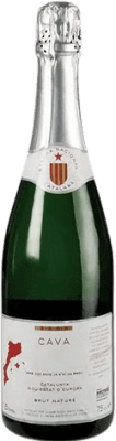 6,95 € 免费送货 | 白起泡酒 Apats Brut Nature 年轻的 D.O. Cava 加泰罗尼亚 西班牙 Macabeo, Xarel·lo, Parellada 瓶子 75 cl