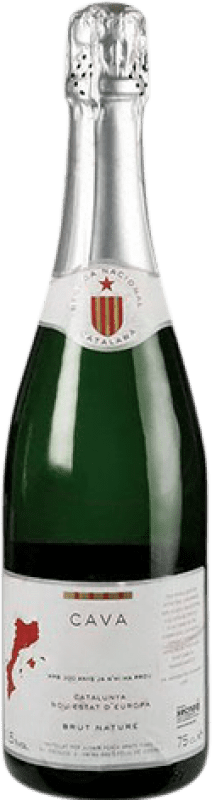 6,95 € 送料無料 | 白スパークリングワイン Apats ブルットの自然 若い D.O. Cava カタロニア スペイン Macabeo, Xarel·lo, Parellada ボトル 75 cl