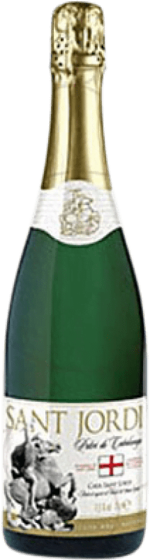 5,95 € 送料無料 | 白スパークリングワイン Apats Sant Jordi ブルットの自然 若い D.O. Cava カタロニア スペイン Macabeo, Xarel·lo, Parellada ボトル 75 cl