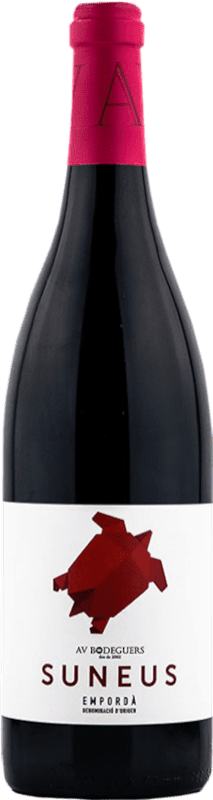 19,95 € Kostenloser Versand | Rotwein AV Suneus Alterung D.O. Empordà Katalonien Spanien Syrah, Grenache Flasche 75 cl