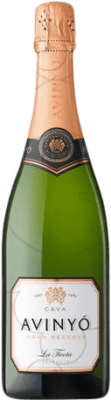 24,95 € 免费送货 | 白起泡酒 Avinyo Caves Selecció La Ticota Brut Nature 大储备 D.O. Cava 加泰罗尼亚 西班牙 Macabeo, Xarel·lo, Parellada 瓶子 75 cl