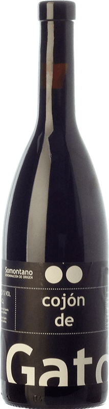 10,95 € Free Shipping | Red wine Bal d'Isabena Cojón de Gato Aged D.O. Somontano Aragon Spain Merlot, Syrah, Cojón de Gato Bottle 75 cl