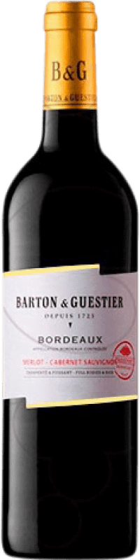 11,95 € Envio grátis | Vinho Tinto Barton & Guestier Crianza A.O.C. Bordeaux França Merlot, Cabernet Sauvignon 75 cl