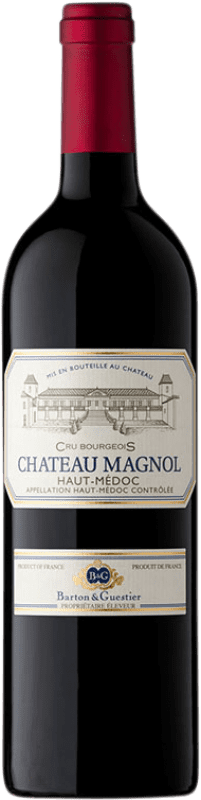 35,95 € Free Shipping | Red wine Barton & Guestier Château Magnol Aged A.O.C. Bordeaux France Merlot, Cabernet Sauvignon, Cabernet Franc Bottle 75 cl