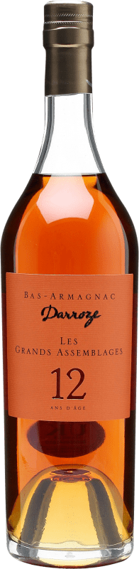 66,95 € Envío gratis | Armagnac Francis Darroze Les Grans Assemblages Francia 12 Años Botella 70 cl