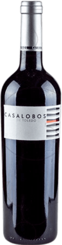 9,95 € Kostenloser Versand | Rotwein Casalobos Negre Alterung I.G.P. Vino de la Tierra de Castilla Castilla la Mancha y Madrid Spanien Flasche 75 cl