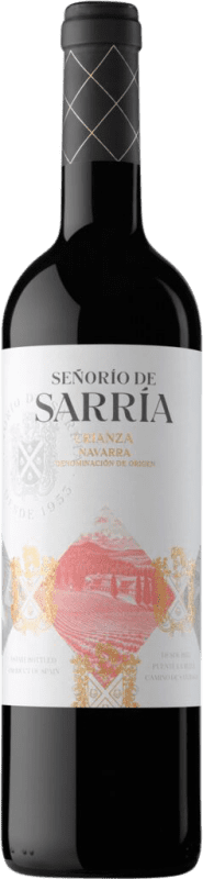 7,95 € Envío gratis | Vino Tinto Señorío de Sarría Crianza D.O. Navarra Navarra España 75 cl
