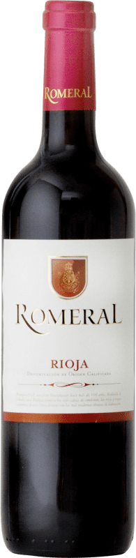 6,95 € 免费送货 | 红葡萄酒 Age Romeral 年轻的 D.O.Ca. Rioja 拉里奥哈 西班牙 75 cl