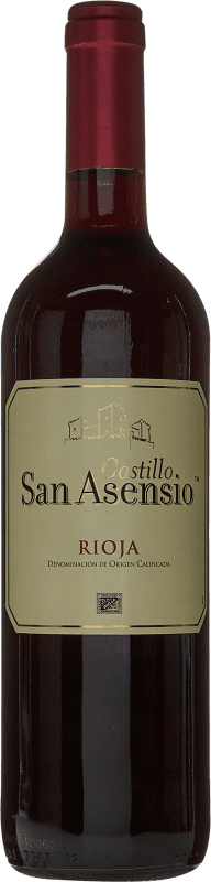 6,95 € Spedizione Gratuita | Vino rosso Age San Asensio Giovane D.O.Ca. Rioja La Rioja Spagna Bottiglia 75 cl
