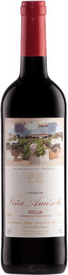 7,95 € Бесплатная доставка | Красное вино Amézola de la Mora Viña Amezola старения D.O.Ca. Rioja Ла-Риоха Испания Tempranillo, Graciano, Mazuelo, Carignan бутылка 75 cl