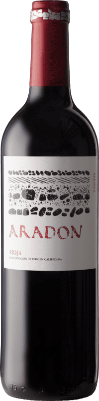 7,95 € Envoi gratuit | Vin rouge Aradón Jeune D.O.Ca. Rioja La Rioja Espagne Tempranillo, Grenache Bouteille 75 cl