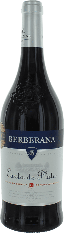 5,95 € Envío gratis | Vino Tinto Berberana Carta de Plata Joven La Rioja España 75 cl