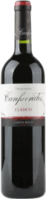 6,95 € Envoi gratuit | Vin Rouge Campos Reales Canforrales Jeune D.O. La Mancha Castilla la Mancha y Madrid Espagne Tempranillo 75 cl
