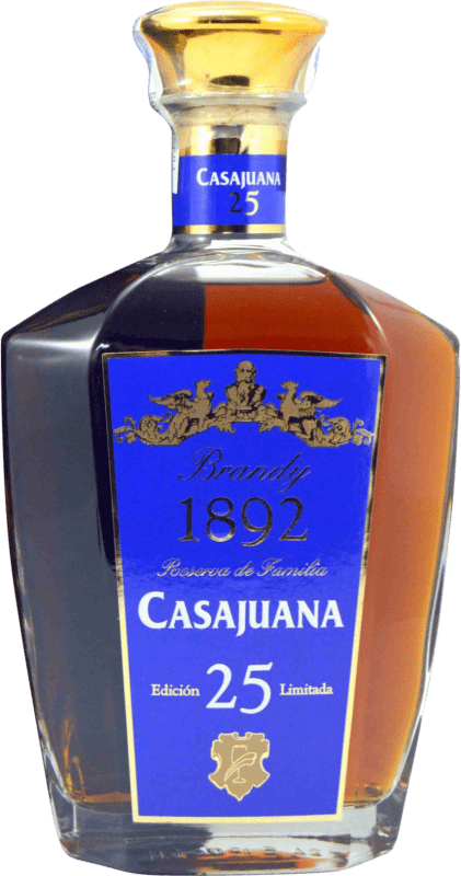 109,95 € Spedizione Gratuita | Brandy Centro Españolas Casajuana Spagna 25 Anni Bottiglia 70 cl