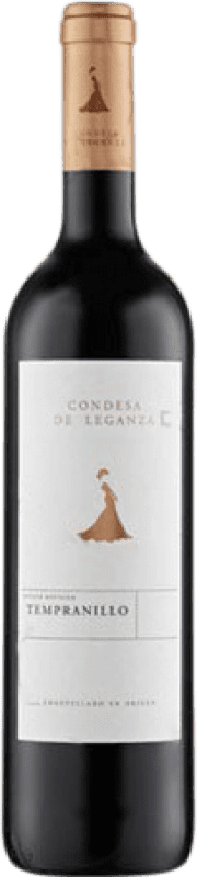 6,95 € Free Shipping | Red wine Condesa de Leganza Aged I.G.P. Vino de la Tierra de Castilla Castilla la Mancha y Madrid Spain Tempranillo Bottle 75 cl