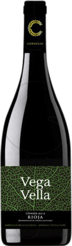 16,95 € Free Shipping | Red wine Cornelio Dinastía Vega Vella Aged D.O.Ca. Rioja The Rioja Spain Tempranillo, Grenache, Graciano Bottle 75 cl