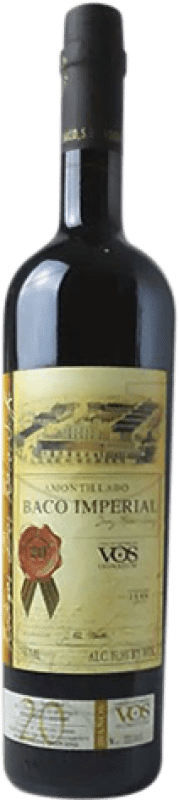 52,95 € Бесплатная доставка | Крепленое вино Dios Baco Amontillado Vinum Optimum Signatum Very Old Sherry VOS D.O. Jerez-Xérès-Sherry Andalucía y Extremadura Испания Palomino Fino бутылка 75 cl
