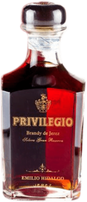 254,95 € Envio grátis | Brandy Conhaque Emilio Hidalgo Privilegio Solera Grande Reserva Espanha Garrafa 70 cl