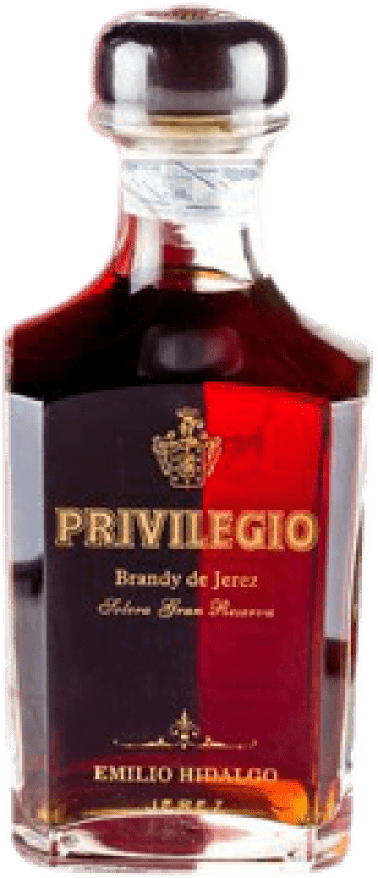 82,95 € Spedizione Gratuita | Brandy Emilio Hidalgo Privilegio Solera Gran Riserva Spagna Bottiglia 70 cl