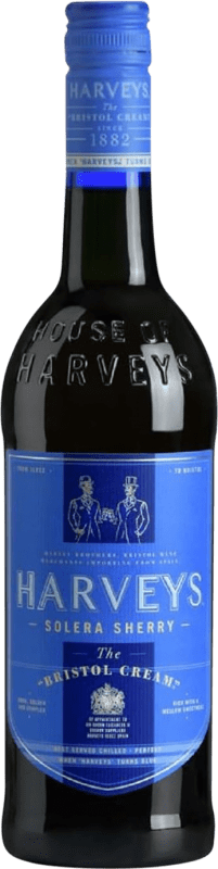 10,95 € Free Shipping | Fortified wine Harvey's Bristol Cream D.O. Jerez-Xérès-Sherry Andalucía y Extremadura Spain Bottle 1 L