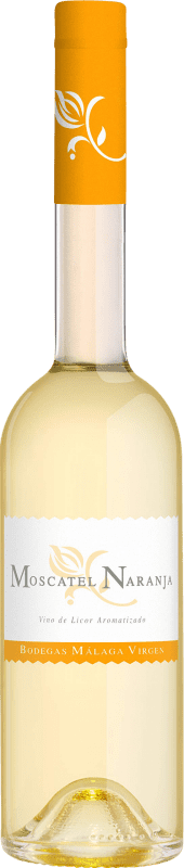 13,95 € Spedizione Gratuita | Vino dolce Málaga Virgen López Hermanos Moscatel Naranja Spagna Moscato Bottiglia Medium 50 cl