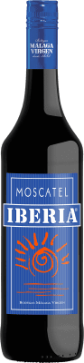 8,95 € Kostenloser Versand | Verstärkter Wein Málaga Virgen Iberia D.O. Sierras de Málaga Andalucía y Extremadura Spanien Muskat Flasche 75 cl