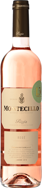 9,95 € Envoi gratuit | Vin Rosé Montecillo Jeune D.O.Ca. Rioja La Rioja Espagne Tempranillo, Garnacha — Grenache, Graciano 75 cl