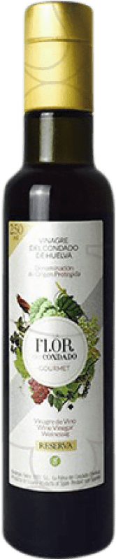 4,95 € Envio grátis | Vinagre Rubio Flor del Condado Espanha Garrafa Pequena 25 cl