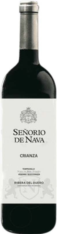 13,95 € Spedizione Gratuita | Vino rosso Señorío de Nava Crianza D.O. Ribera del Duero Castilla y León Spagna Tempranillo Bottiglia 75 cl