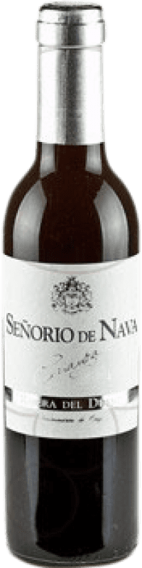 4,95 € Бесплатная доставка | Красное вино Señorío de Nava старения D.O. Ribera del Duero Кастилия-Леон Испания Tempranillo Половина бутылки 37 cl