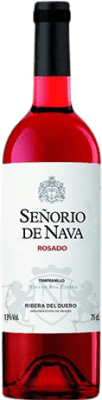 6,95 € Kostenloser Versand | Rosé-Wein Señorío de Nava Rosat Jung D.O. Ribera del Duero Kastilien und León Spanien Tempranillo, Albillo Flasche 75 cl