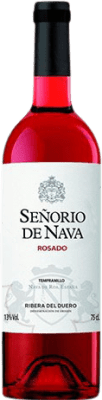 7,95 € Бесплатная доставка | Розовое вино Señorío de Nava молодое D.O. Ribera del Duero Кастилия-Леон Испания Tempranillo — Темпранильо, Albillo — Альбильо 75 cl