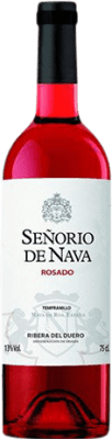 6,95 € 免费送货 | 玫瑰酒 Señorío de Nava Rosat 年轻的 D.O. Ribera del Duero 卡斯蒂利亚莱昂 西班牙 Tempranillo, Albillo 瓶子 75 cl