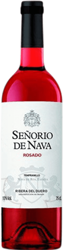 6,95 € Kostenloser Versand | Rosé-Wein Señorío de Nava Rosat Jung D.O. Ribera del Duero Kastilien und León Spanien Tempranillo, Albillo Flasche 75 cl