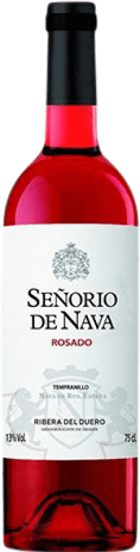 7,95 € 送料無料 | ロゼワイン Señorío de Nava 若い D.O. Ribera del Duero カスティーリャ・イ・レオン スペイン Tempranillo — テンプラニーリョ, Albillo — アルビージョ 75 cl