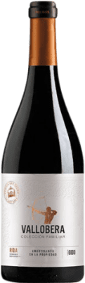 47,95 € Kostenloser Versand | Rotwein Vallobera Colección Familiar Reserve D.O.Ca. Rioja La Rioja Spanien Tempranillo, Grenache Flasche 75 cl