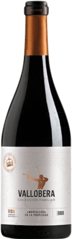 47,95 € 送料無料 | 赤ワイン Vallobera Colección Familiar 予約 D.O.Ca. Rioja ラ・リオハ スペイン Tempranillo, Grenache ボトル 75 cl